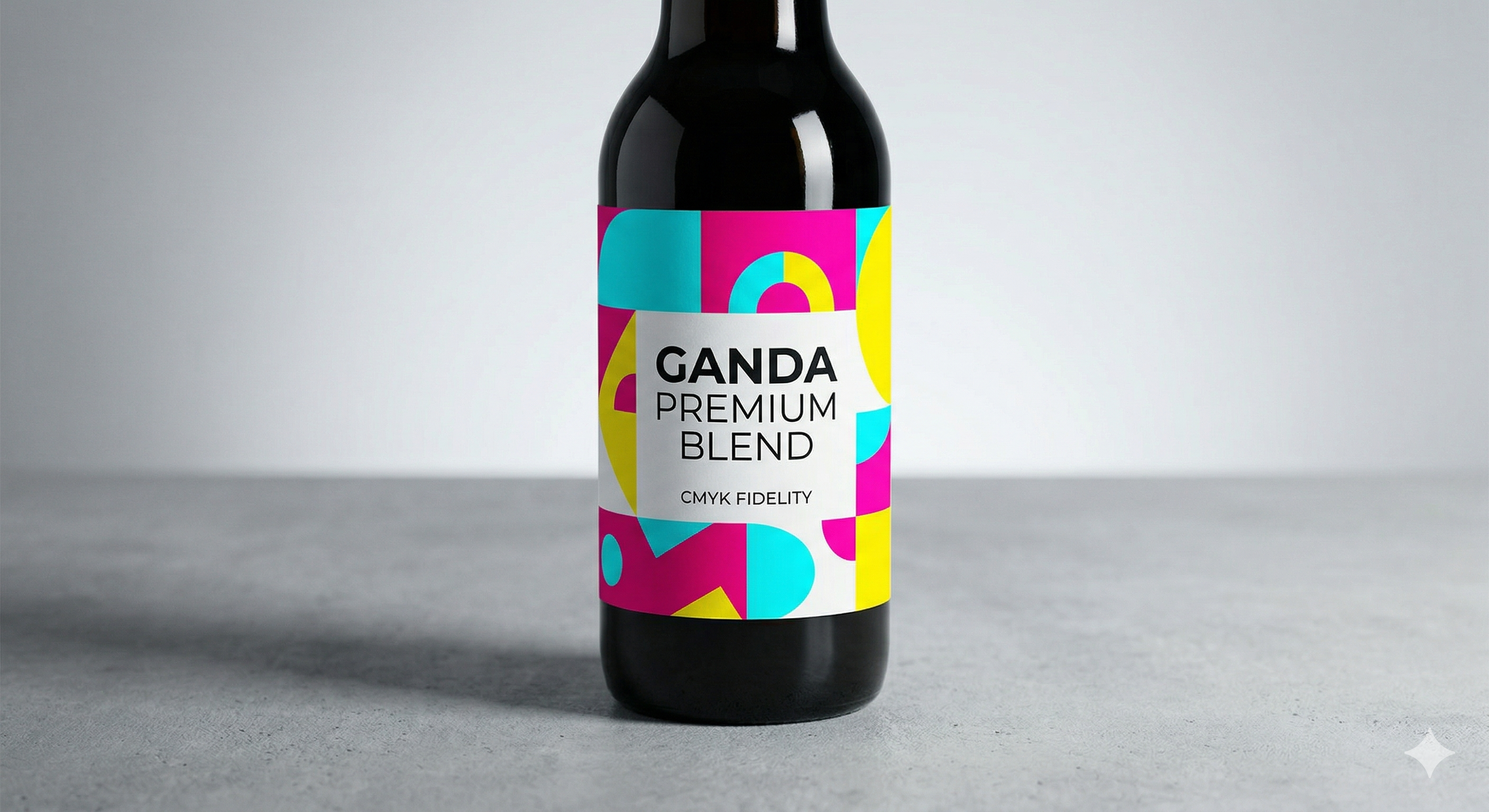 Rótulo adesivo CMYK